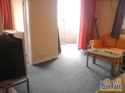 金桥酒店公寓精装一室一厅出租，真实含物业，拎包入住